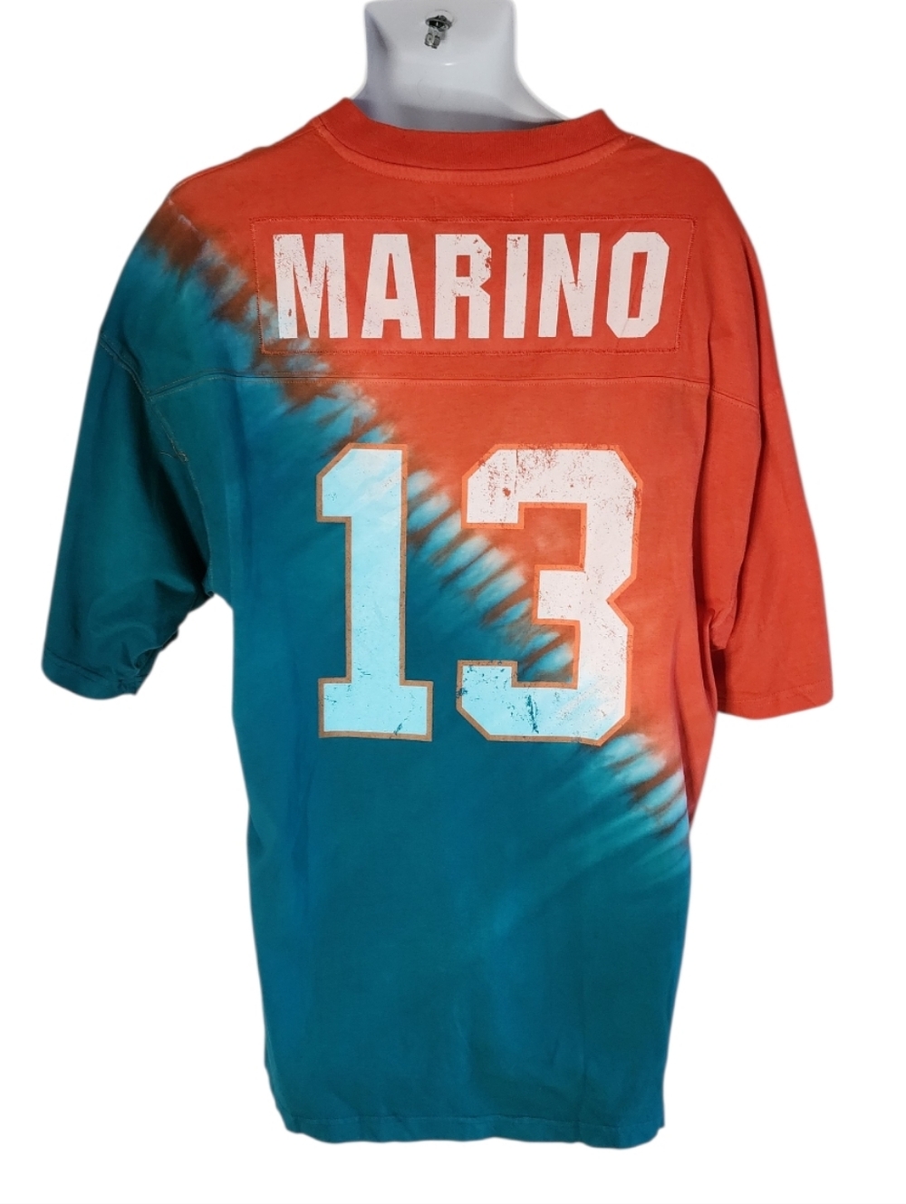Mitchell & Ness Dan Marino Miami Dolphins Throwback Jersey Tee – Men's Large - Picture 6 of 12